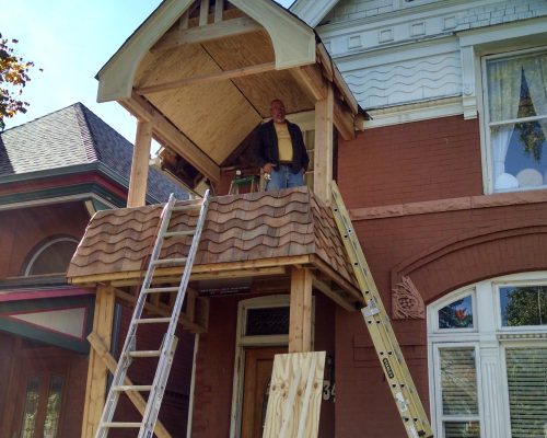 Historic Porch addition N Bryant